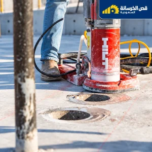 صورة توضيحية لمعدات وأعمال قص الخرسانة بالرياض – 2